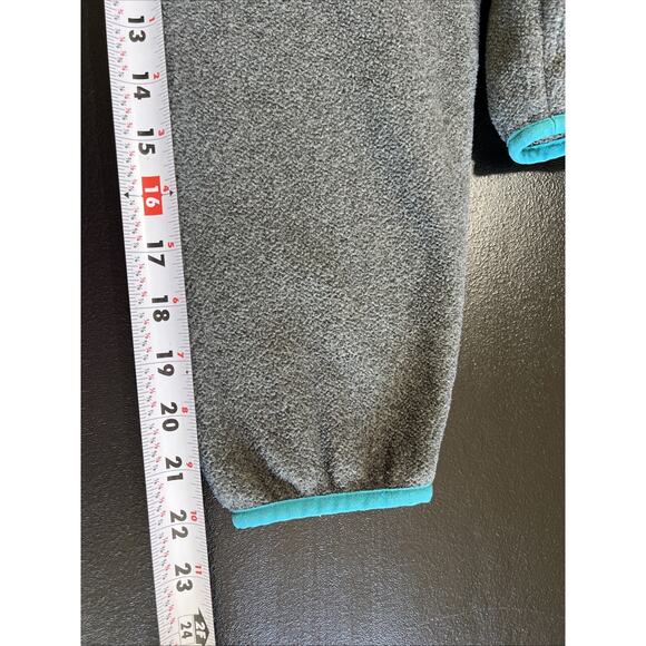 Patagonia Jacket Women's Small Grey Aqua Synchilla Snap-T Pullover Fleece - Picture 11 of 12